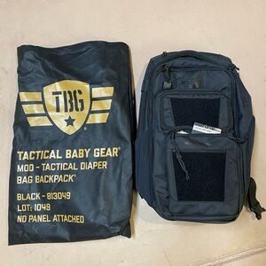Black diaper bag